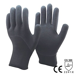 Латексные перчатки NMSAFETY NM1355F- BLK