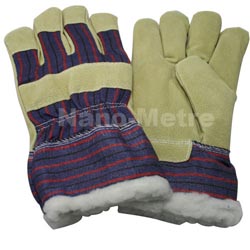 Спилковые перчатки 88PBSA-RBB-BL