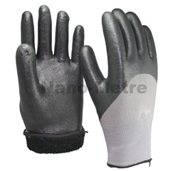Нитриловые перчатки NBR1355DS-GR/BLK