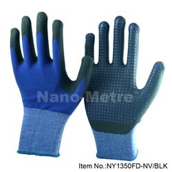 Нитриловые перчатки NY1350FD-NV/BLK