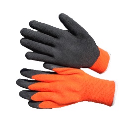 Латексные перчатки NMSAFETY NM10930F-OR/BLK
