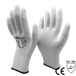 Перчатки полиуретановые PU1310-W