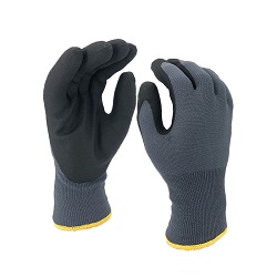 ПВХ перчатки PVC1350DS-GR/BLK